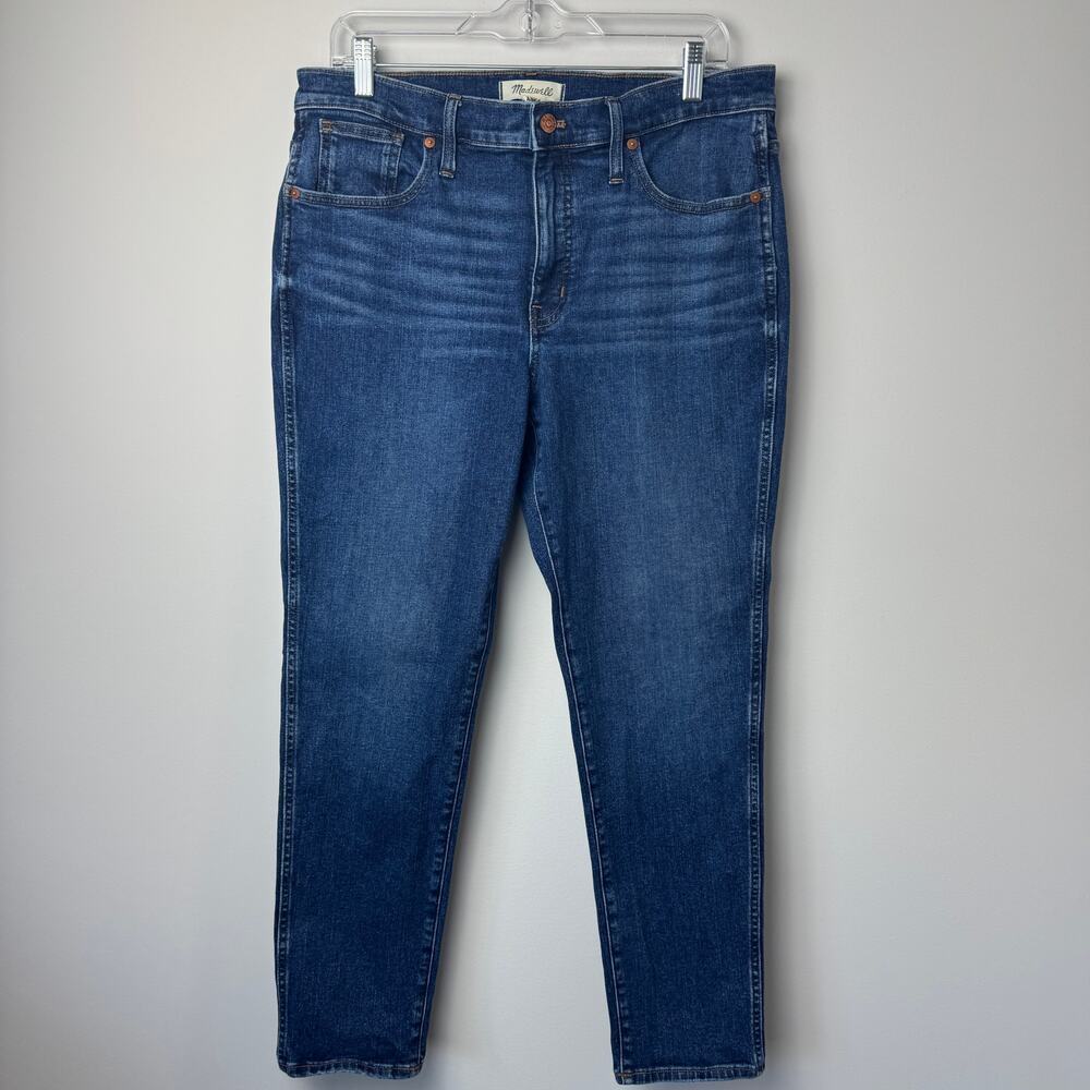 Madewell Medium Wash Mid-Rise Stovepipe Jeans Size 31